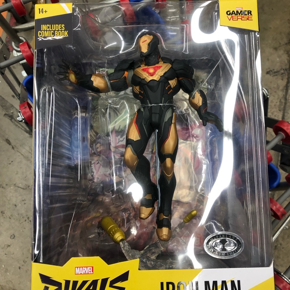 McFarlane Marvel Rivals Iron Man PLATINUM EDITION CHASE Black & Gold 1:6 Statue